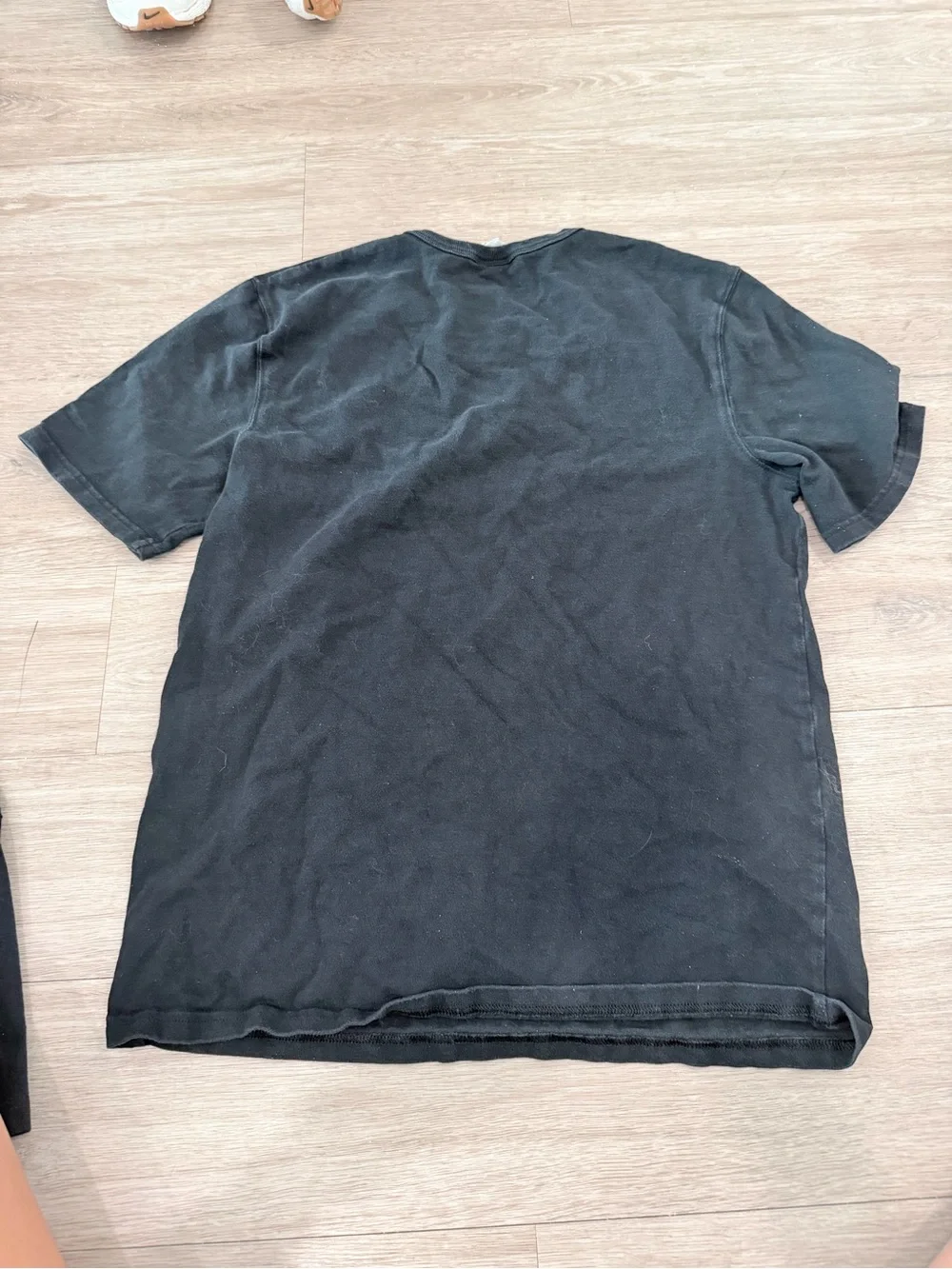 Champion Black T-Shirt with Green Logo - Picture 3 of 3